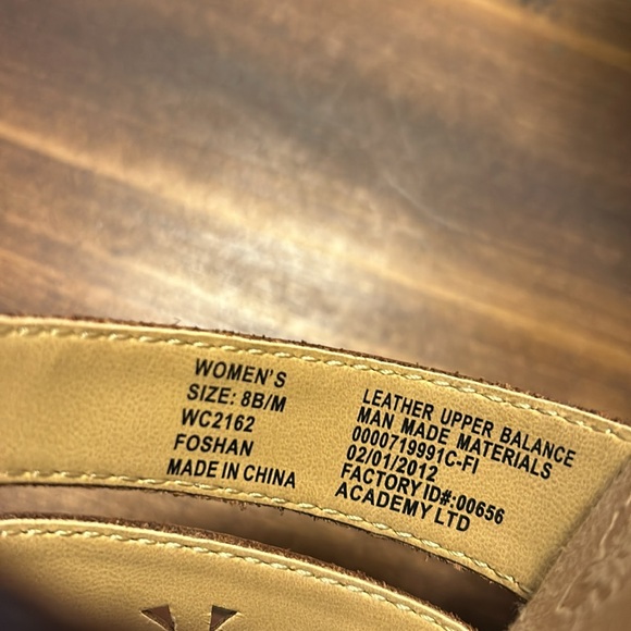 Leather slip on 2 inch heels 8 M NWOT - Picture 8 of 8